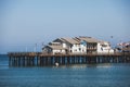 Stearns Wharf in Santa Barbara, usa Royalty Free Stock Photo