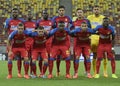 Steaua Bucharest Lineup Royalty Free Stock Photo