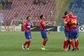 Steaua Football Team players Royalty Free Stock Photo