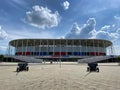 Steaua Stadium(Ghencea), Clubul Sportiv al Armatei Steaua Bucuresti, District 6, Bucharest, Romania Royalty Free Stock Photo