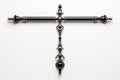 Steel Baluster on white background