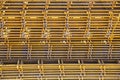 Steel bar welded wire mesh background Royalty Free Stock Photo