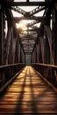 Rustic Americana Bridge: A Post-apocalyptic Adventure In Exquisite Lighting