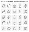 Beam pipe icon