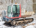 With a steel body for transporting stones, soil or sand over difficult terrain Royalty Free Stock Photo