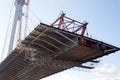 Steel bridge construction Royalty Free Stock Photo