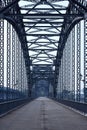 Steel bridge in Hamburg Royalty Free Stock Photo
