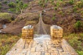 Steel bridge near Blue Nile waterfall, Bahir Dar. Amhara Region Ethiopia, Africa wilderness.