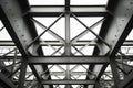 Steel Bridge Structure Close-up Royalty Free Stock Photo