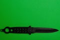 Steel butterfly knife balisong Royalty Free Stock Photo