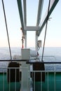 Steel cable on cruise