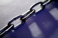 Steel chain links Royalty Free Stock Photo