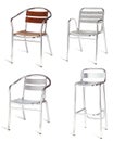 Steel chair Royalty Free Stock Photo