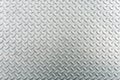 Steel checkerplate metal sheet, Metal sheet texture background. Royalty Free Stock Photo