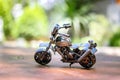 Steel chopper motorbike model