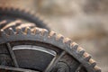 Steel cog wheels metal gears mechanical ratchets