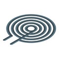 Steel coil icon, isometric style