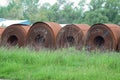 Steel Coils Royalty Free Stock Photo