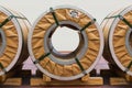 Steel coils Royalty Free Stock Photo