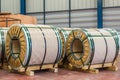 Steel coils Royalty Free Stock Photo