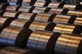 Steel coils Royalty Free Stock Photo