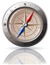 Steel Compass Royalty Free Stock Photo