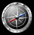 Steel Compass Royalty Free Stock Photo