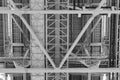 Steel construction background