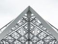 Steel construction Roof Architecture details Modern building Royalty Free Stock Photo