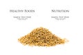 Steel cut oats Royalty Free Stock Photo