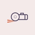 Cutting tools icon Royalty Free Stock Photo