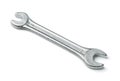 Steel double open end wrench Royalty Free Stock Photo
