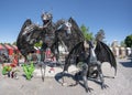 Steel Dragon Sculptures at Primitive Designs