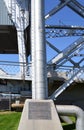 Steel and Draw Bridge at Lake Superior, Duluth, Minnesota Royalty Free Stock Photo