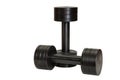 Steel dumbbells with replaceable dial discs