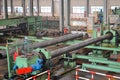 Steel factory inside