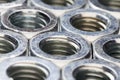 steel fasteners made steel Royalty Free Stock Photo