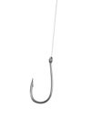 Steel fishhook, with clipping path Royalty Free Stock Photo