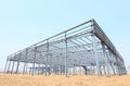 Steel frame structure Royalty Free Stock Photo