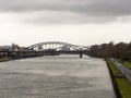 Steel Framework Bridge in Frankfurt