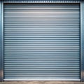 Steel Garage Roller Shutter Door Texture Royalty Free Stock Photo
