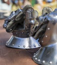 Steel Gauntlets Royalty Free Stock Photo