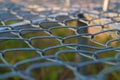 Steel grating  backgrounds Royalty Free Stock Photo