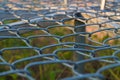 Steel grating  backgrounds Royalty Free Stock Photo