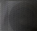 Steel gray mesh with holes