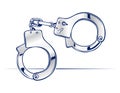 Steel handcuffs