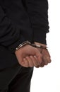 Steel handcuffs Royalty Free Stock Photo