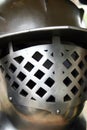 Steel helmet for knigh Royalty Free Stock Photo