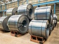 Steel hot roll coil yard