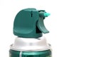 Steel insecticide spray can Royalty Free Stock Photo